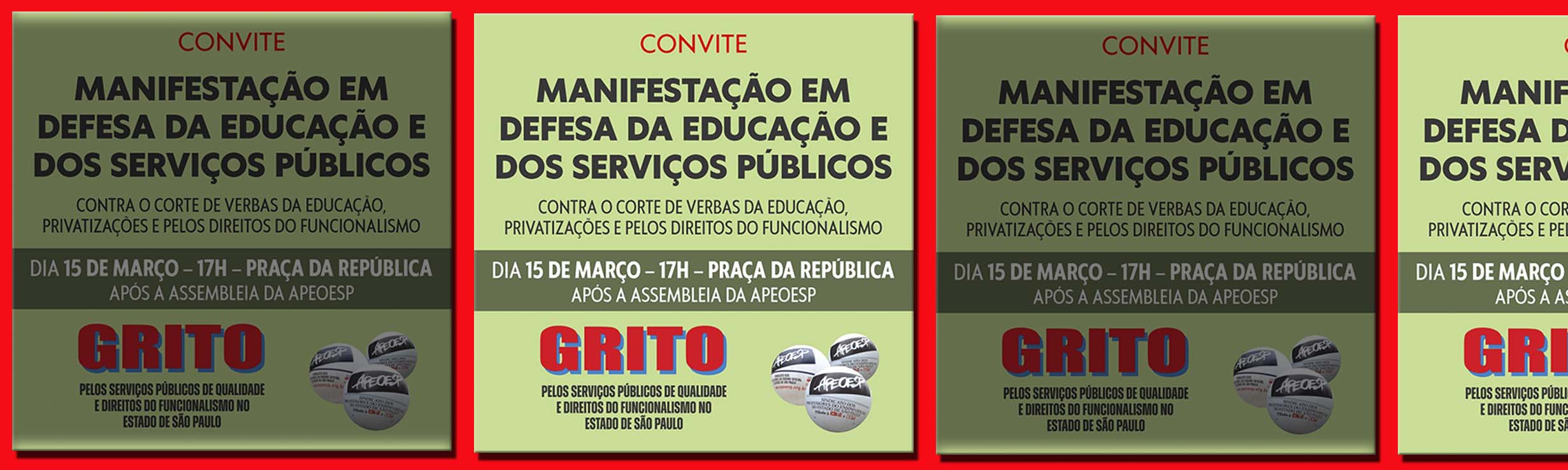 Tarcísio, tire as garras do dinheiro da educação! Cresce a mobilização contra a PEC 9. Sinteps convida para ato em SP no dia 15/3