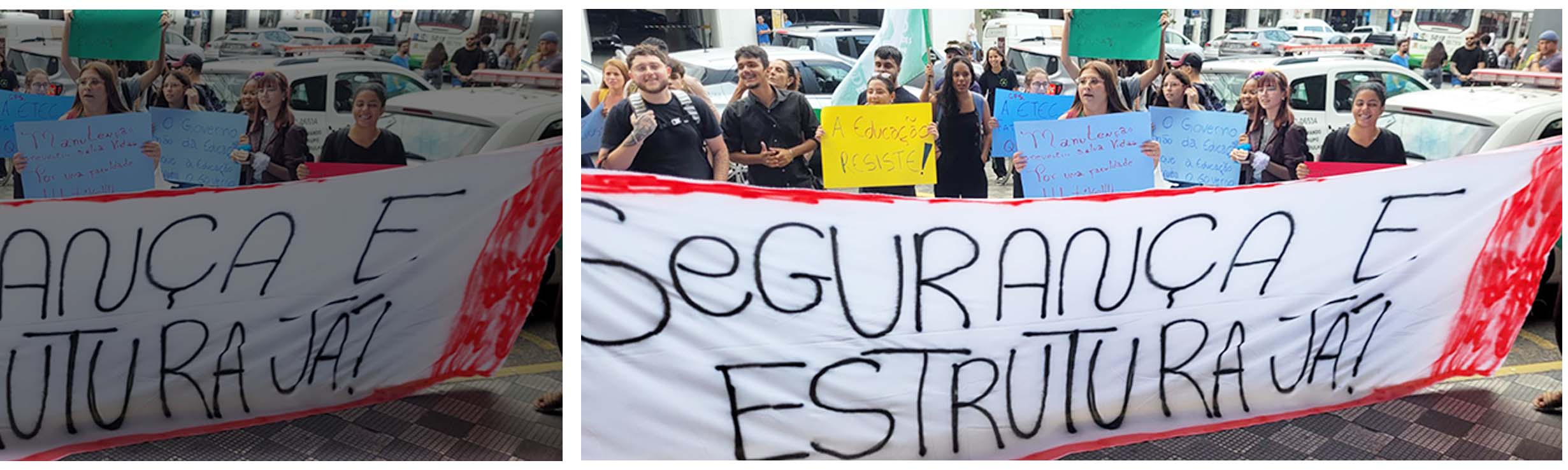 Pane em elevador assusta estudantes em Santos. Centro e governo ignoram infraestrutura precária em muitas unidades; Sinteps cobra atenção e prioridades