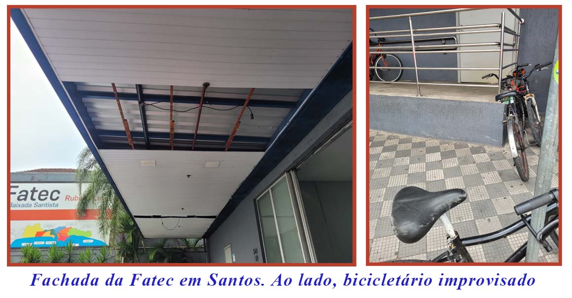 Imagens Fachada e bicicletario